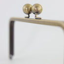 8 1/4 x 4 inch - Kisslock Antique Brass Metal Purse Frame | SUPPLY4BAG