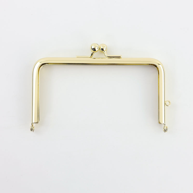 4 1/2 x 2 1/2 inch - Gold Metal Purse Frame | SUPPLY4BAG