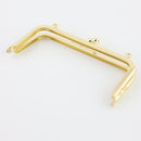 4 7/8 x 2 1/8 inch - Gold Metal Purse Frame | SUPPLY4BAG