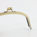 7 x 3 1/8 inch - Antique Brass Arch Shape Metal Purse Frame