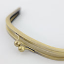 7 x 3 1/8 inch - Antique Brass Arch Shape Metal Purse Frame