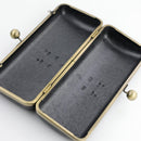 9.5 x 4 inch - Ball Closure - Antique Brass Large Clamshell Clutch Box Frame | SUPPLY4BAG