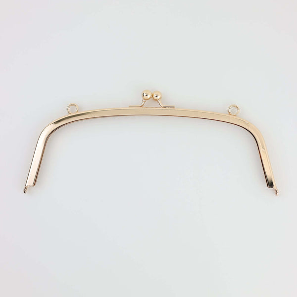 9.5 inch Kisslock Gold Metal Purse Frame WHOLESALE | SUPPLY4BAG