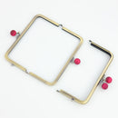 6 x 3 inch Kisslock Antique Brass Metal Purse Frame | SUPPLY4BAG