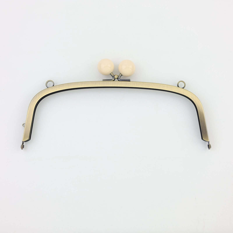 8.5 inch Kisslock Antique Brass Metal Purse Frame WHOLESALE | SUPPLY4BAG