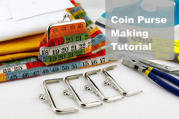 Coin Purse Making Tutorial, Craft, DIY, Clutch Making Tutorial, Handmade Coin Purse