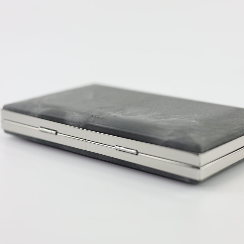 8 inch Silver Minaudiere Clamshell Clutch Frame Wholesale | SUPPLY4BAG