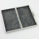 8 inch Silver Minaudiere Clamshell Clutch Frame Wholesale | SUPPLY4BAG