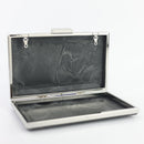 8 inch Silver Minaudiere Clamshell Clutch Frame Wholesale | SUPPLY4BAG