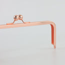 8 x 3 inch Rose Gold Metal Purse Frame WHOLESALE | SUPPLY4BAG