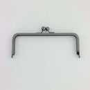 8 x 3 inch Gunmetal Metal Purse Frame WHOLESALE | SUPPLY4BAG