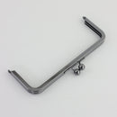 8 x 3 inch Gunmetal Metal Purse Frame WHOLESALE | SUPPLY4BAG