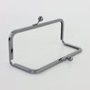 8 x 3 inch Gunmetal Metal Purse Frame WHOLESALE | SUPPLY4BAG