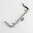 8 x 3 inch Gunmetal Metal Purse Frame WHOLESALE | SUPPLY4BAG