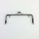 8 x 3 inch Gunmetal Metal Purse Frame WHOLESALE | SUPPLY4BAG