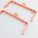 8 x 3 inch Rose Gold Metal Purse Frame WHOLESALE | SUPPLY4BAG