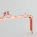8 x 3 inch Rose Gold Metal Purse Frame WHOLESALE | SUPPLY4BAG