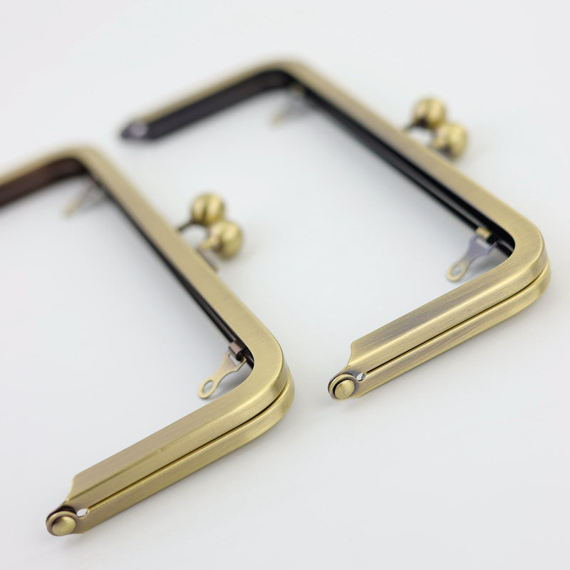 8 x 3 inch Antique Brass Metal Purse Frame WHOLESALE | SUPPLY4BAG