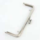 8 x 3 inch Silver Kisslock Metal Purse Frame WHOLESALE | SUPPLY4BAG