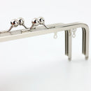 8 x 3 inch Silver Kisslock Metal Purse Frame WHOLESALE | SUPPLY4BAG