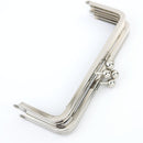 8 x 3 inch Silver Kisslock Metal Purse Frame WHOLESALE | SUPPLY4BAG