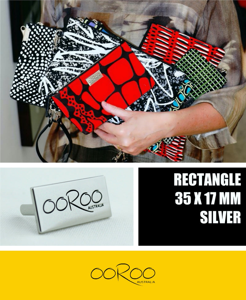 Custom Engraved Metal Label for Bag Making Business | SUPPLY4BAG