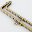 8 inch Double Kisslock Antique Brass Metal Purse Frame | SUPPLY4BAG