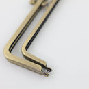 8 inch Double Kisslock Antique Brass Metal Purse Frame | SUPPLY4BAG