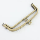 8.5 inch Double Kisslock Antique Brass Metal Purse Frame | SUPPLY4BAG