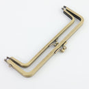 8 inch Double Kisslock Antique Brass Metal Purse Frame | SUPPLY4BAG