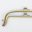8.5 inch Double Kisslock Antique Brass Metal Purse Frame | SUPPLY4BAG
