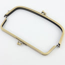 8.5 inch Double Kisslock Antique Brass Metal Purse Frame | SUPPLY4BAG