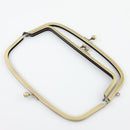 8.5 inch Double Kisslock Antique Brass Metal Purse Frame | SUPPLY4BAG