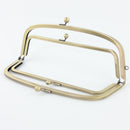 8.5 inch Double Kisslock Antique Brass Metal Purse Frame | SUPPLY4BAG