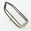 8.5 inch Double Kisslock Antique Brass Metal Purse Frame | SUPPLY4BAG