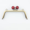 7 x 2 1/2 inch - Kisslock Antique Brass Metal Purse Frame | SUPPLY4BAG