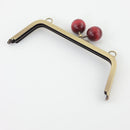 7 x 2 1/2 inch - Kisslock Antique Brass Metal Purse Frame | SUPPLY4BAG