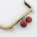 7 x 2 1/2 inch - Kisslock Antique Brass Metal Purse Frame | SUPPLY4BAG