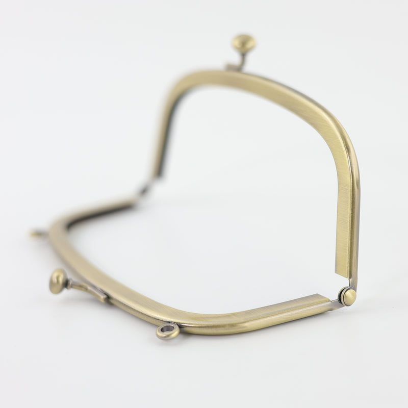5.5 inch Antique Brass Arch Shape Metal Purse Frame | SUPPLY4BAG