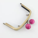 5 x 3 inch - Kisslock Antique Brass Metal Purse Frame | SUPPLY4BAG