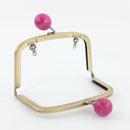 5 x 3 inch - Kisslock Antique Brass Metal Purse Frame | SUPPLY4BAG