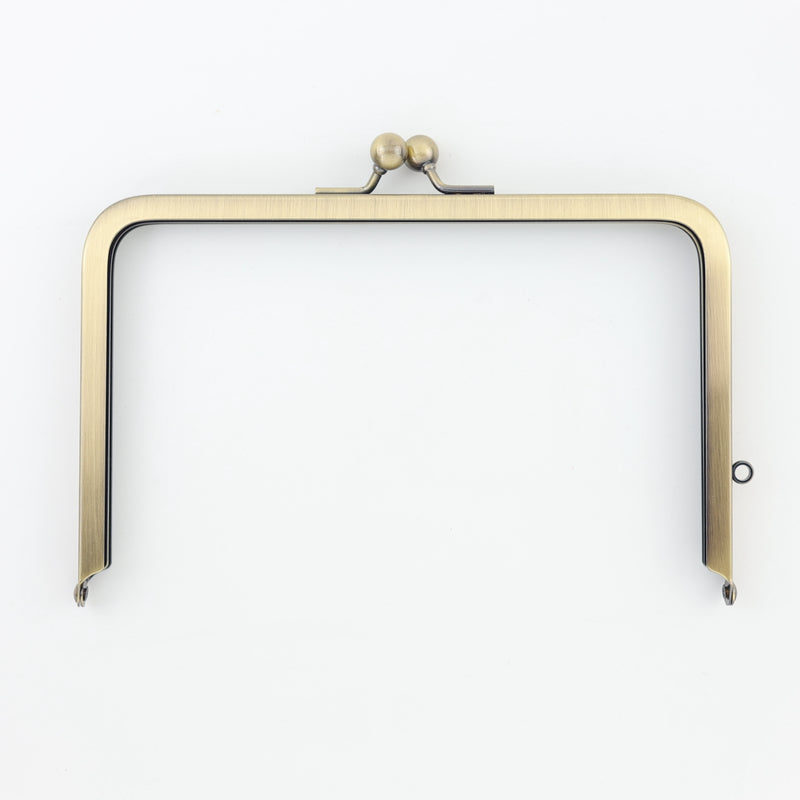 7 1/2 x 4 3/4 inch Kisslock Antique Brass Metal Purse Frame WHOLESALE