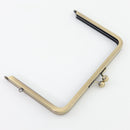 7 1/2 x 4 3/4 inch Kisslock Antique Brass Metal Purse Frame WHOLESALE