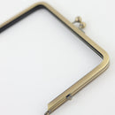 7 1/2 x 4 3/4 inch Kisslock Antique Brass Metal Purse Frame WHOLESALE