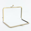 7 1/2 x 4 3/4 inch Kisslock Antique Brass Metal Purse Frame WHOLESALE