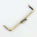7 1/4 x 2 inch - Bow Knot Kisslock Antique Brass Metal Purse Frame