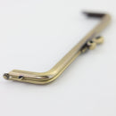 7 1/4 x 2 inch - Bow Knot Kisslock Antique Brass Metal Purse Frame