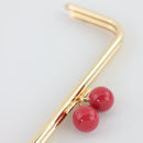 8 3/4 x 3 1/2 inch Acrylic Kisslock Gold Metal Purse Frame | SUPPLY4BAG