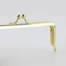 4 1/2 x 2 inch - Gold Metal Purse Frame | SUPPLY4BAG