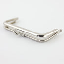 5 x 2 inch Kisslock Silver Metal Purse Frame WHOLESALE | SUPPLY4BAG